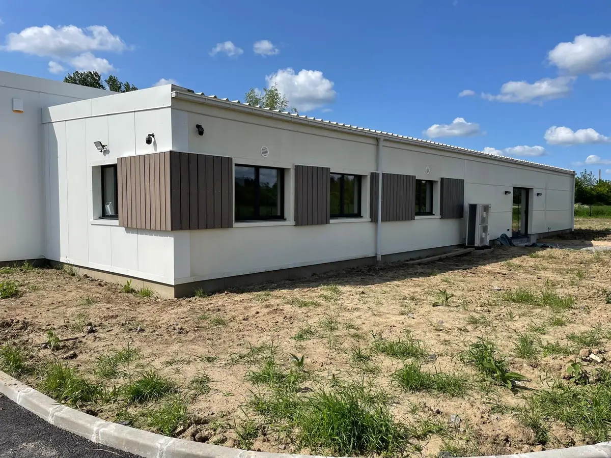 Bâtiment neuf de plain-pied après travaux